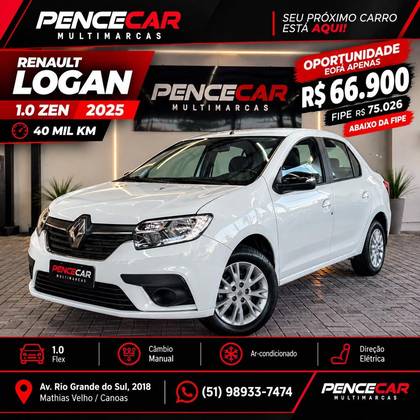 RENAULT LOGAN 1.0 12V SCE FLEX ZEN MANUAL