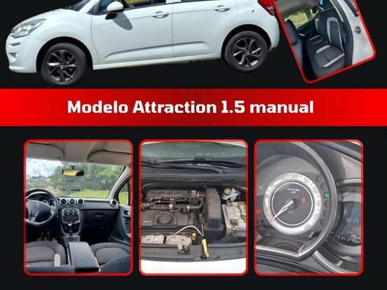 CITROËN-C3-1.5 ATTRACTION 8V FLEX 4P MANUAL CITROËN-C3-2015