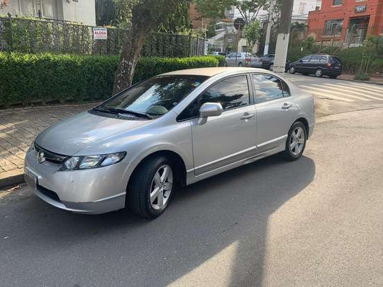 HONDA-CIVIC-1.8 LXS 16V FLEX 4P MANUAL HONDA-CIVIC-2007