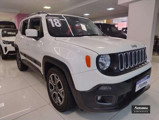 JEEP-RENEGADE-1.8 16V FLEX LONGITUDE 4P AUTOMÁTICO JEEP-RENEGADE-2018