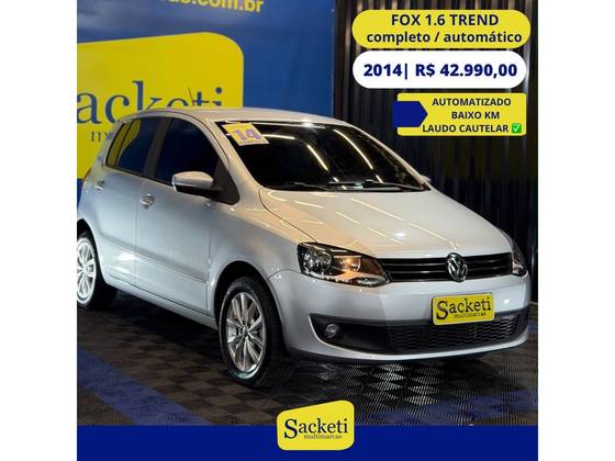 VOLKSWAGEN FOX 1.6 MI 8V FLEX 4P AUTOMATIZADO