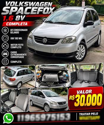VOLKSWAGEN SPACEFOX 1.6 MI SPORTLINE 8V FLEX 4P MANUAL