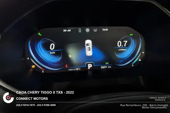 CAOA CHERY-TIGGO 8-2021