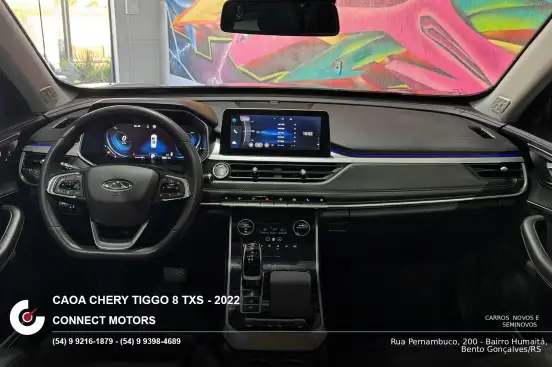 CAOA CHERY-TIGGO 8-1.6 TGDI GASOLINA TXS DCT CAOA CHERY-TIGGO 8-2021