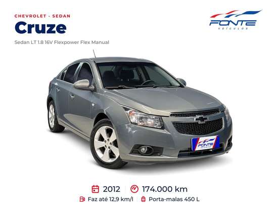 CHEVROLET-CRUZE-1.8 LT 16V FLEX 4P MANUAL CHEVROLET-CRUZE-2012