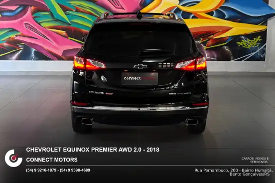 CHEVROLET-EQUINOX-2.0 16V TURBO GASOLINA PREMIER AWD AUTOMÁTICO CHEVROLET-EQUINOX-2018