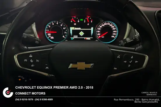 CHEVROLET-EQUINOX-2.0 16V TURBO GASOLINA PREMIER AWD AUTOMÁTICO CHEVROLET-EQUINOX-2018