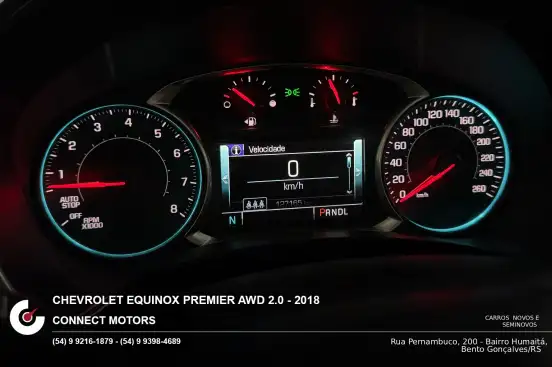 CHEVROLET-EQUINOX-2.0 16V TURBO GASOLINA PREMIER AWD AUTOMÁTICO CHEVROLET-EQUINOX-2018