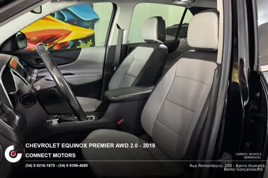 CHEVROLET-EQUINOX-2.0 16V TURBO GASOLINA PREMIER AWD AUTOMÁTICO CHEVROLET-EQUINOX-2018