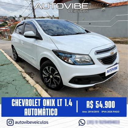 CHEVROLET ONIX 1.4 MPFI LT 8V FLEX 4P AUTOMÁTICO