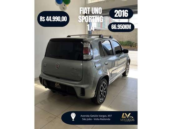 FIAT-UNO-1.4 EVO SPORTING SE BLUE EDITION 8V FLEX 4P AUTOMATIZADO FIAT-UNO-2015