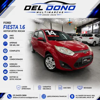 FORD FIESTA 1.6 ROCAM HATCH 8V FLEX 4P MANUAL