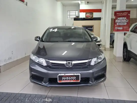 HONDA-CIVIC-1.8 LXS 16V FLEX 4P AUTOMÁTICO HONDA-CIVIC-2014