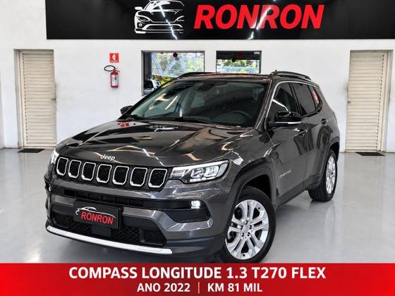 JEEP COMPASS 1.3 T270 TURBO FLEX LONGITUDE AT6