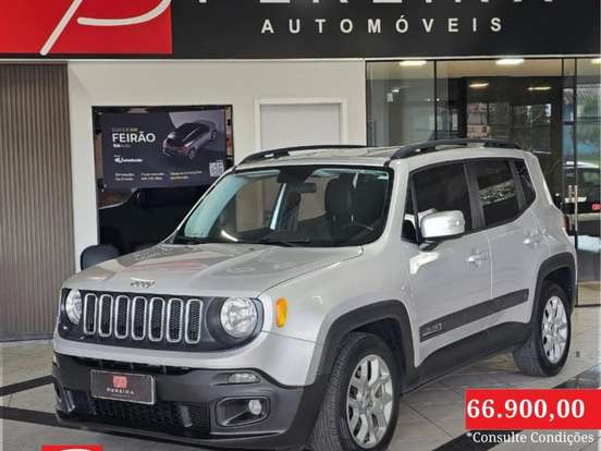 JEEP-RENEGADE-1.8 16V FLEX LONGITUDE 4P AUTOMÁTICO JEEP-RENEGADE-2016