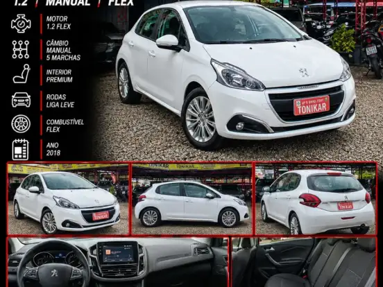 PEUGEOT-208-1.2 ACTIVE 12V FLEX 4P MANUAL PEUGEOT-208-2017