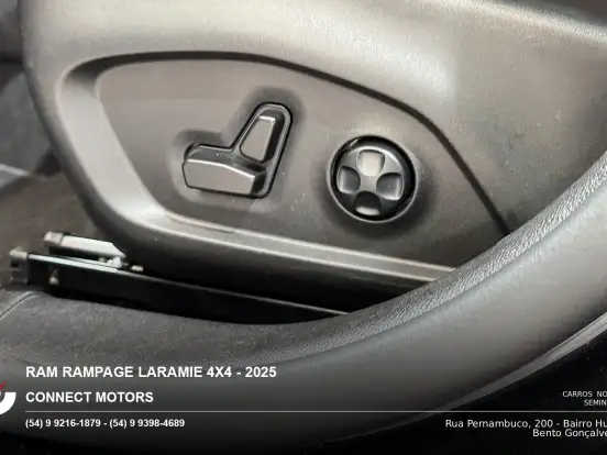 RAM-RAMPAGE-2.0 HURRICANE 4 TURBO GASOLINA LARAMIE 4X4 AUTOMÁTICO RAM-RAMPAGE-2024