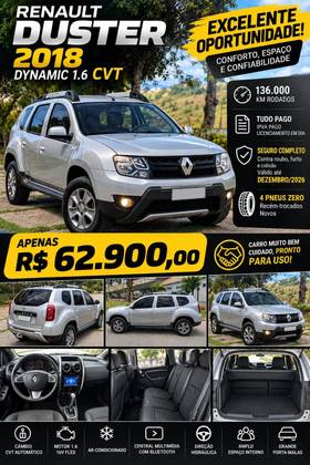 RENAULT DUSTER 1.6 16V SCE FLEX DYNAMIQUE X-TRONIC