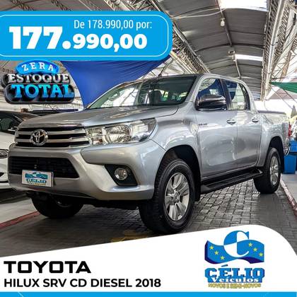 TOYOTA HILUX 2.8 SRV 4X4 CD 16V DIESEL 4P AUTOMÁTICO