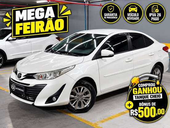 TOYOTA-YARIS-1.5 16V FLEX SEDAN XL PLUS TECH MULTIDRIVE TOYOTA-YARIS-2019