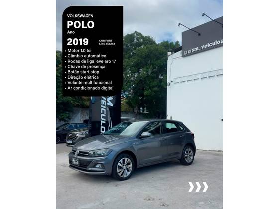 VOLKSWAGEN POLO 1.0 200 TSI COMFORTLINE AUTOMÁTICO