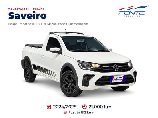 VOLKSWAGEN-SAVEIRO-1.6 MSI TRENDLINE CS 16V FLEX 2P MANUAL VOLKSWAGEN-SAVEIRO-2024