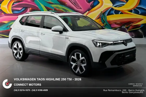 VOLKSWAGEN TAOS 1.4 250 TSI TOTAL FLEX HIGHLINE AUTOMÁTICO