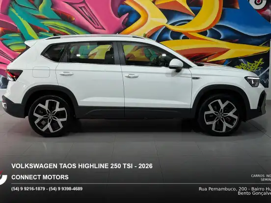 VOLKSWAGEN-TAOS-1.4 250 TSI TOTAL FLEX HIGHLINE AUTOMÁTICO VOLKSWAGEN-TAOS-2025