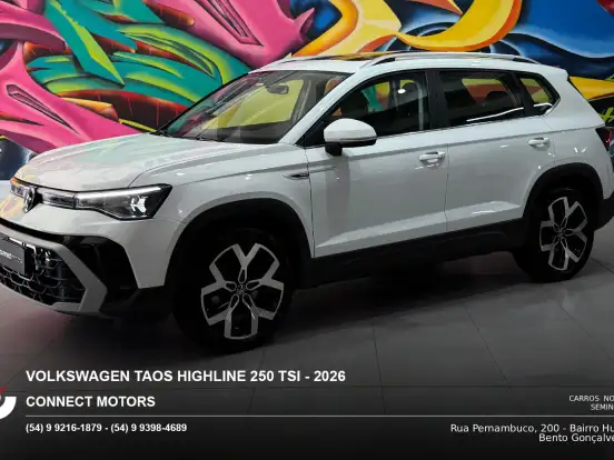 VOLKSWAGEN-TAOS-1.4 250 TSI TOTAL FLEX HIGHLINE AUTOMÁTICO VOLKSWAGEN-TAOS-2025