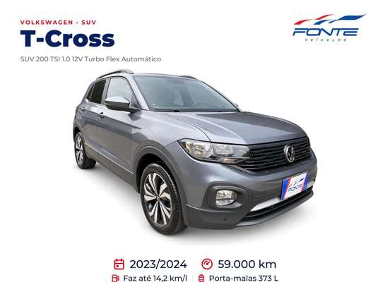 VOLKSWAGEN-T-CROSS-1.0 200 TSI TOTAL FLEX AUTOMÁTICO VOLKSWAGEN-T-CROSS-2023