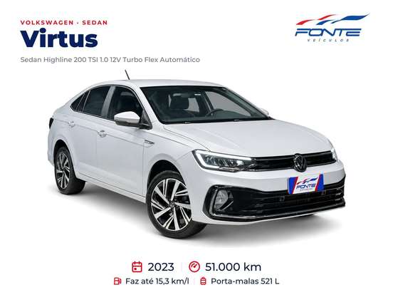 VOLKSWAGEN-VIRTUS-1.0 200 TSI HIGHLINE AUTOMÁTICO VOLKSWAGEN-VIRTUS-2023