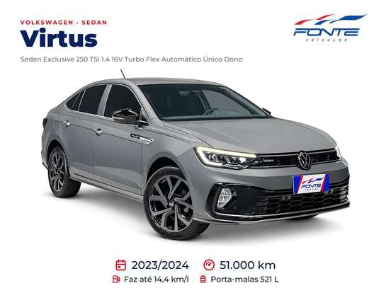 VOLKSWAGEN-VIRTUS-1.4 250 TSI EXCLUSIVE AUTOMÁTICO VOLKSWAGEN-VIRTUS-2023