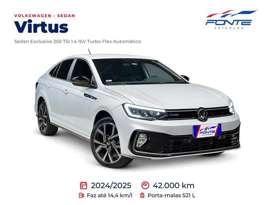 VOLKSWAGEN-VIRTUS-1.4 250 TSI EXCLUSIVE AUTOMÁTICO VOLKSWAGEN-VIRTUS-2024