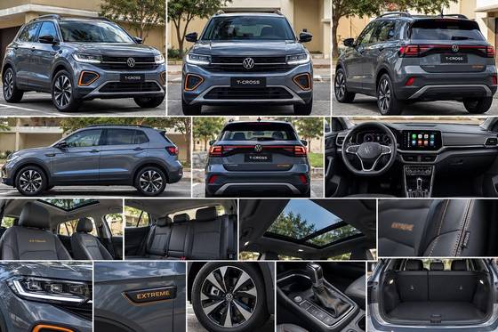 VOLKSWAGEN T-CROSS 1.4 250 TSI TOTAL FLEX EXTREME AUTOMÁTICO
