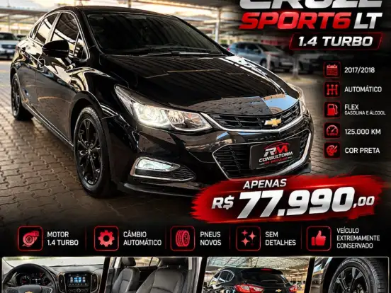 CHEVROLET-CRUZE-1.4 TURBO SPORT6 LT 16V FLEX 4P AUTOMÁTICO CHEVROLET-CRUZE-2017