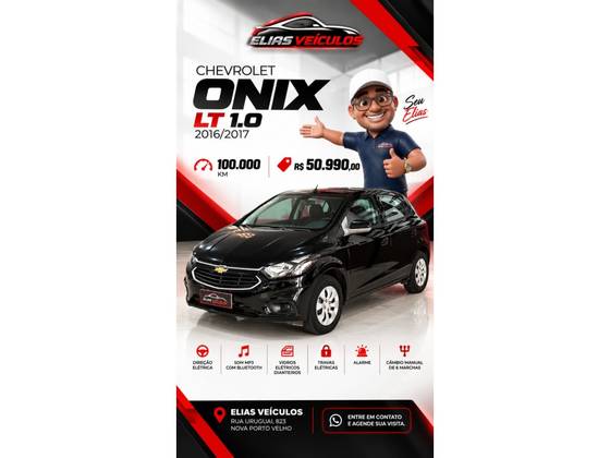 CHEVROLET ONIX 1.0 MPFI LT 8V FLEX 4P MANUAL