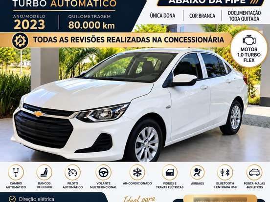 CHEVROLET-ONIX-1.0 TURBO FLEX PLUS AUTOMÁTICO CHEVROLET-ONIX-2022