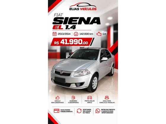 FIAT SIENA 1.4 MPI EL 8V FLEX 4P MANUAL
