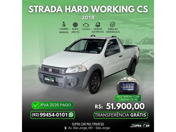 FIAT STRADA 1.4 MPI HARD WORKING CS 8V FLEX 2P MANUAL