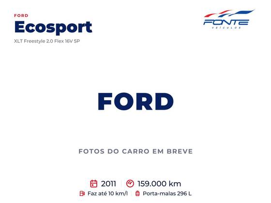 FORD ECOSPORT 2.0 XLT FREESTYLE 16V FLEX 4P MANUAL