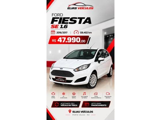 FORD FIESTA 1.6 SE HATCH 16V FLEX 4P MANUAL