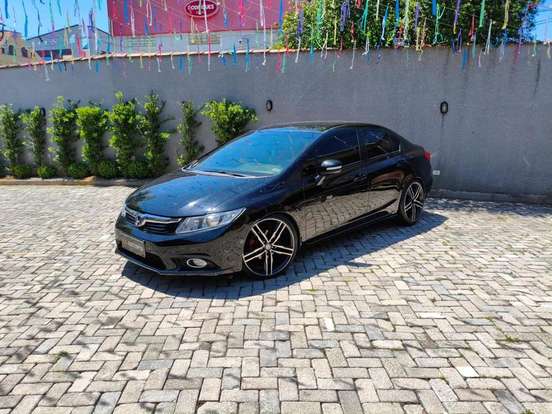 HONDA-CIVIC-1.8 LXS 16V FLEX 4P AUTOMÁTICO HONDA-CIVIC-2013