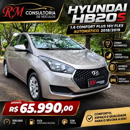 HYUNDAI HB20S 1.6 COMFORT PLUS 16V FLEX 4P AUTOMÁTICO