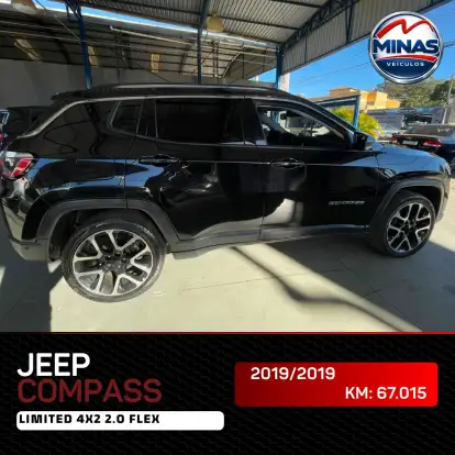 JEEP-COMPASS-2.0 16V FLEX LIMITED AUTOMÁTICO JEEP-COMPASS-2019
