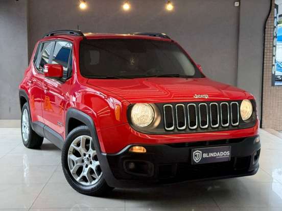 JEEP-RENEGADE-1.8 16V FLEX LONGITUDE 4P AUTOMÁTICO JEEP-RENEGADE-2016