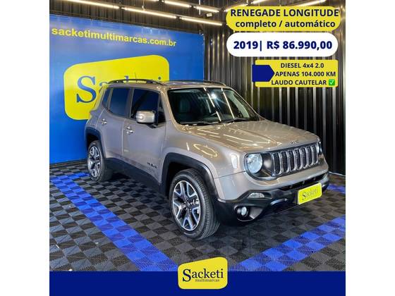 JEEP RENEGADE 2.0 16V TURBO DIESEL LONGITUDE 4P 4X4 AUTOMÁTICO