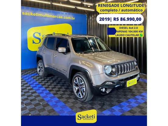 JEEP-RENEGADE-2.0 16V TURBO DIESEL LONGITUDE 4P 4X4 AUTOMÁTICO JEEP-RENEGADE-2018
