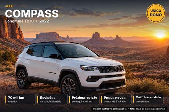 JEEP-COMPASS-1.3 T270 TURBO FLEX LONGITUDE AT6 JEEP-COMPASS-2021