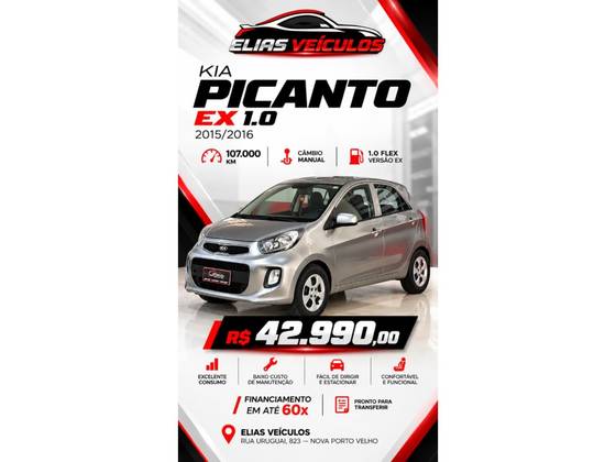 KIA PICANTO 1.0 EX 12V FLEX 4P MANUAL