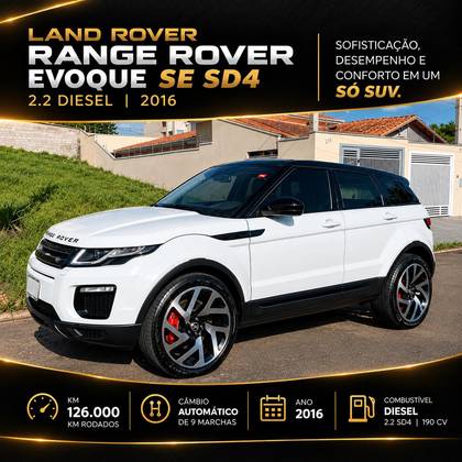 LAND ROVER RANGE ROVER EVOQUE 2.2 SE 4WD 16V DIESEL 4P AUTOMÁTICO